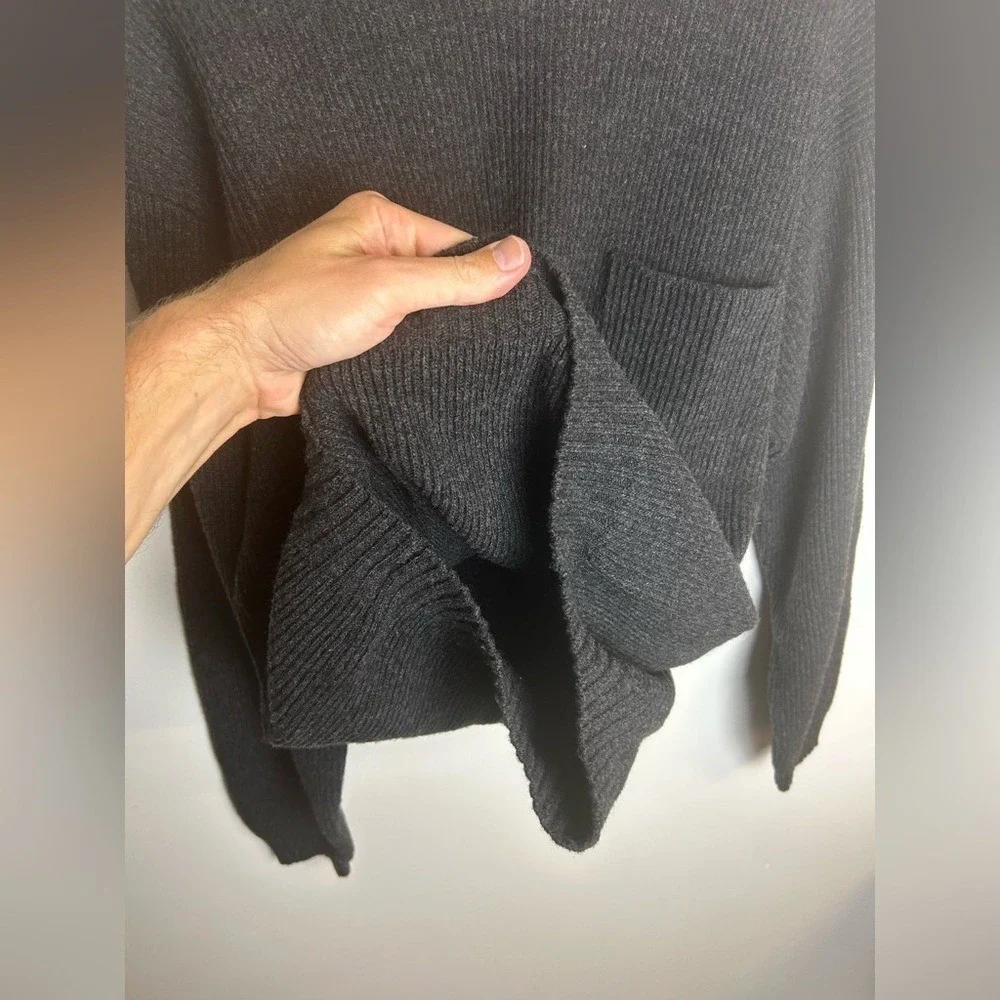 Vtg The‎ Territory Ahead Wool Cashmere Pullover Mens Sweater Size M Dark Gray